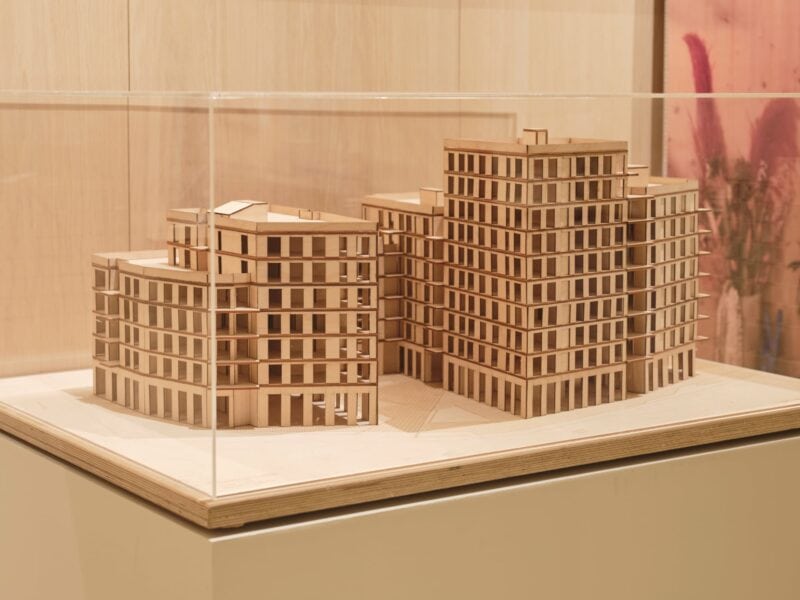 Model of Dalston Works, Waugh Thistleton Architects, 2017