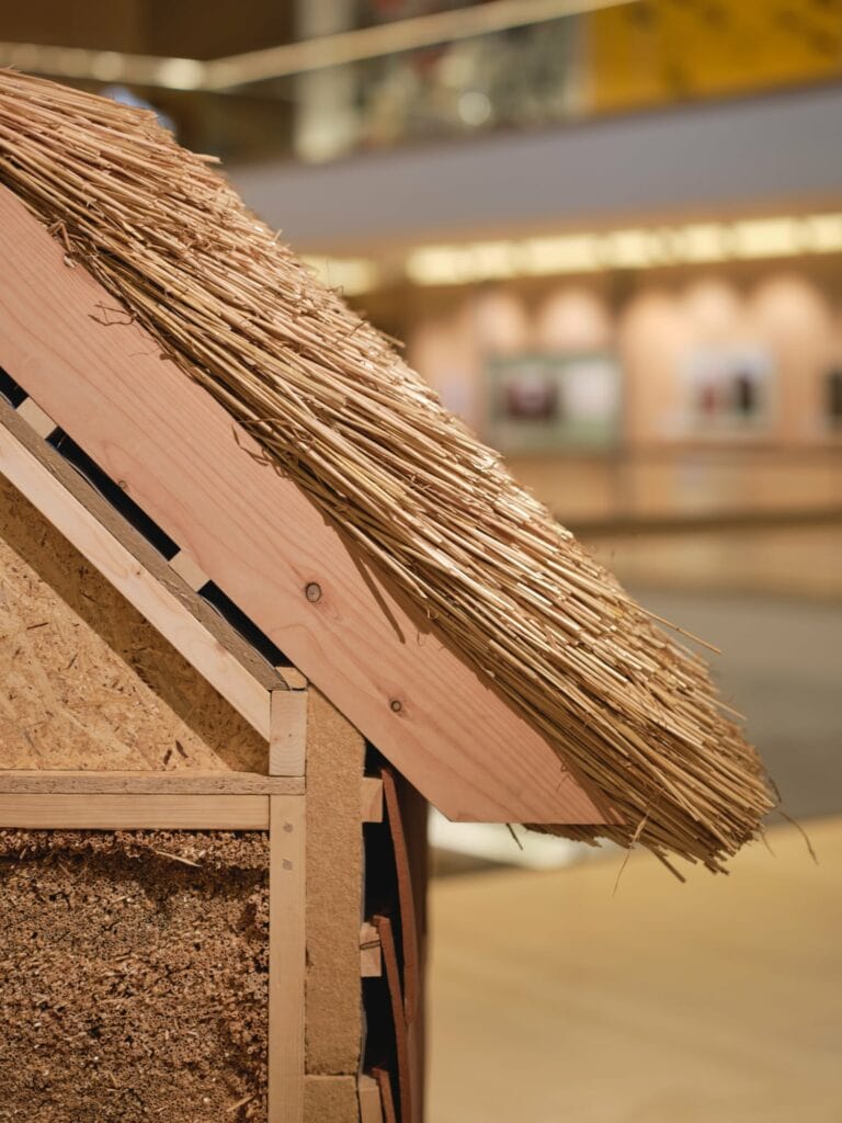 Close up of The Long Straw – Wheat, M ARCH: Architecture, 2023